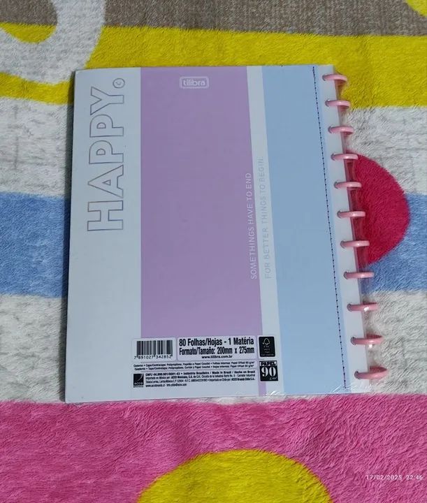 Tilidisco Universitário Happy - 1 Matéria - Foto 2