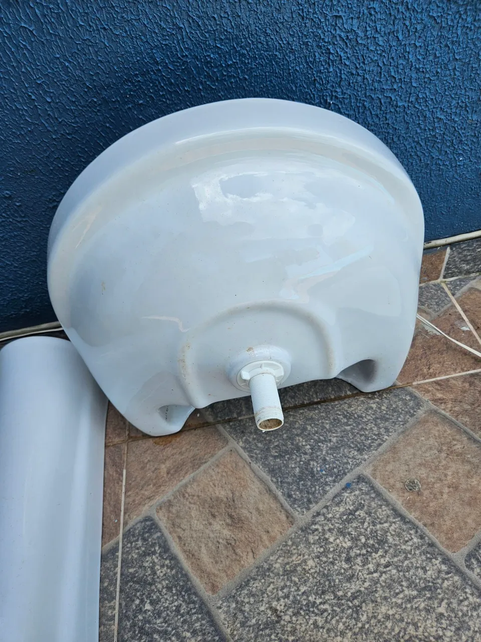 Kit lavatório com coluna para  banheiro