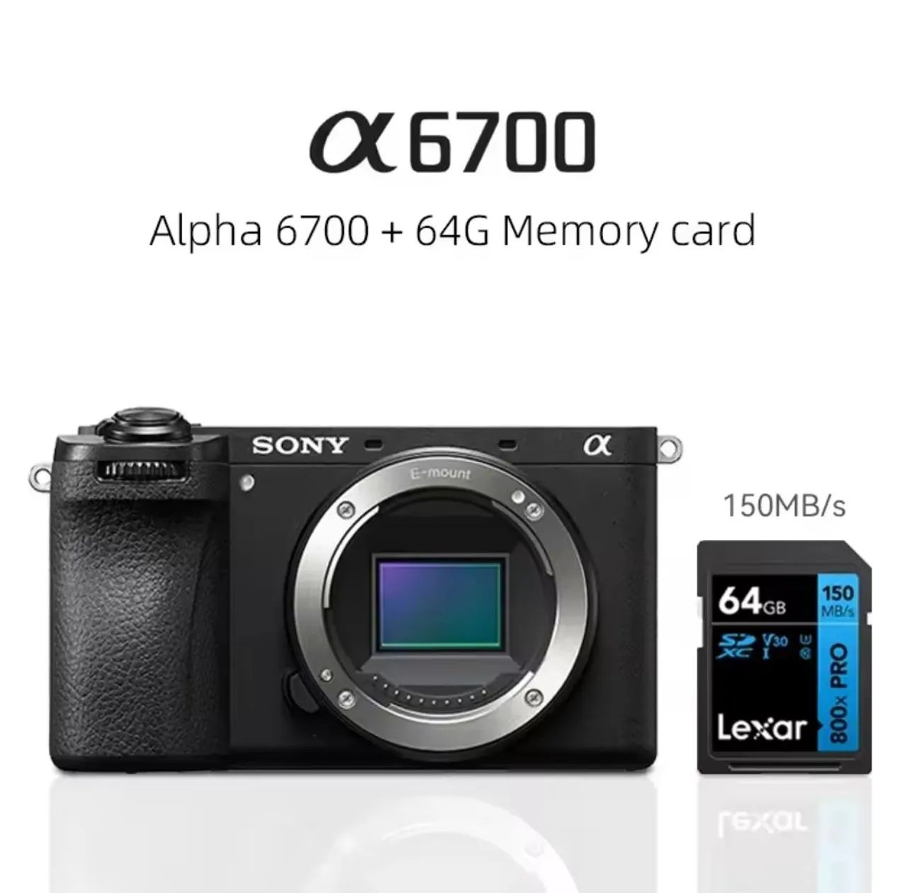 Sony Alpha 6700 ( sem cartão )