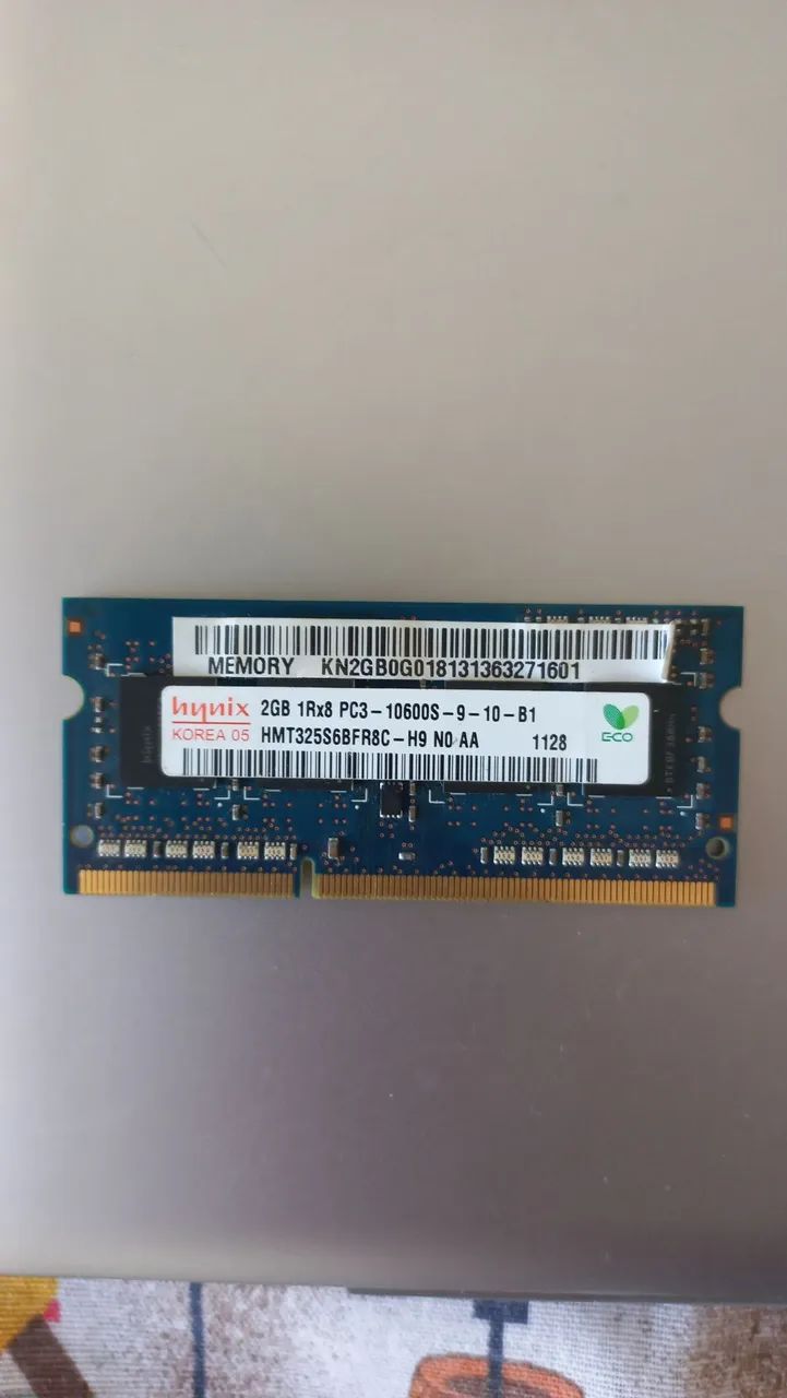 Memória Notebook 2GB DDR3