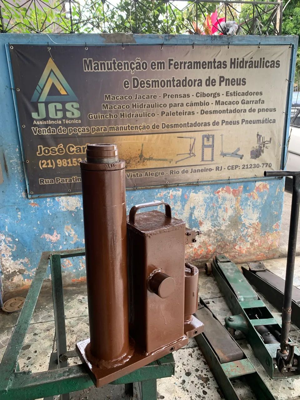 Macaco Moleiro Hidro pneumático 30 toneladas - Foto 3
