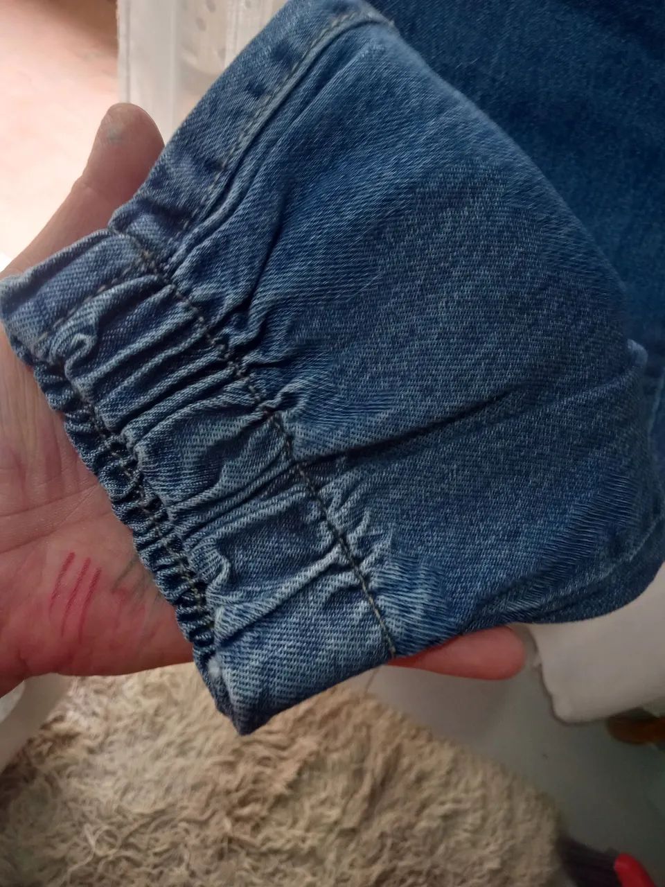 Calça Jeans Jogger Azul - Foto 3