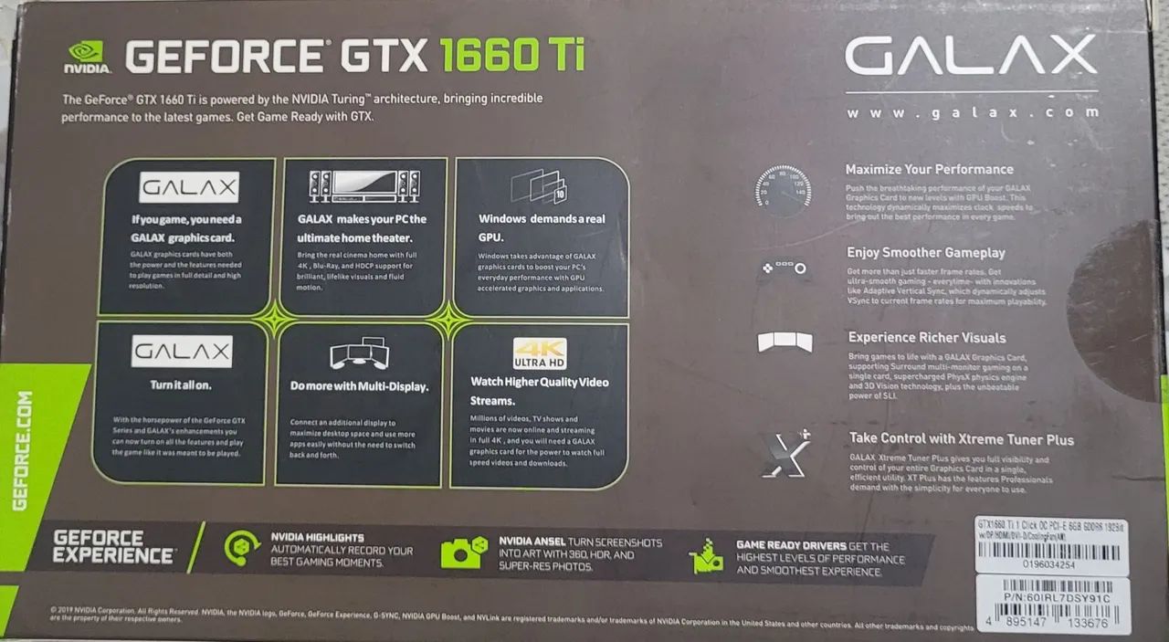 Placa de Vídeo Galax GeForce GTX 1660 Ti 6GB - Foto 4