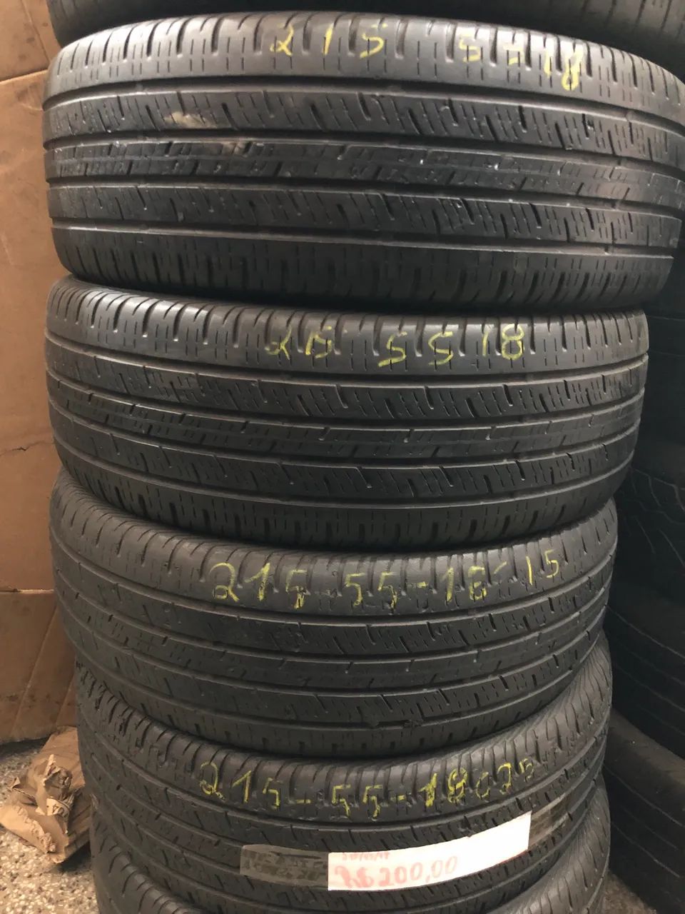 Pneus 215/55/18 continental por 990$ os 4 seminovos instalados  - Foto 3