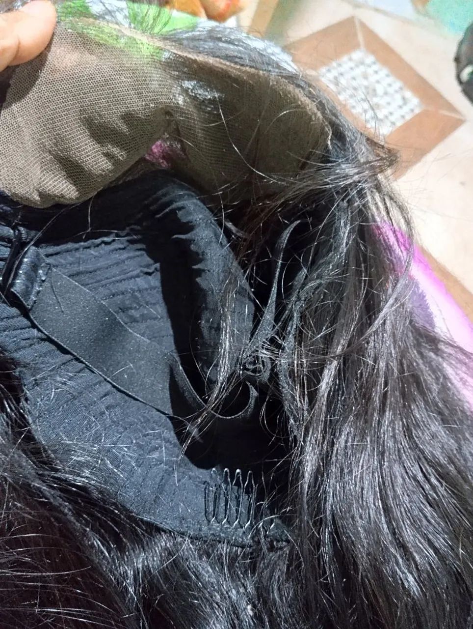 Peruca Lace Front Natural cabelo humano  - Foto 3