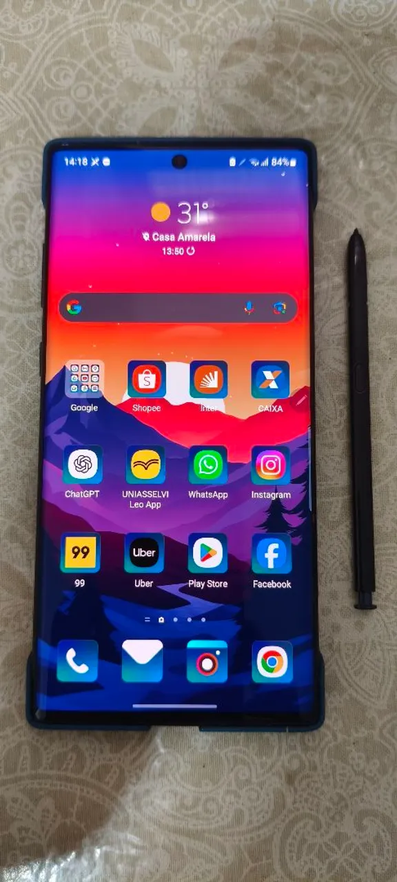 Samsung Note 10 Plus com Caneta S Pen