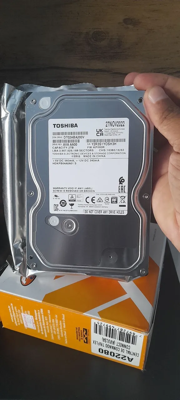 HD 2TB Toshiba DT02ABA200V - Novo