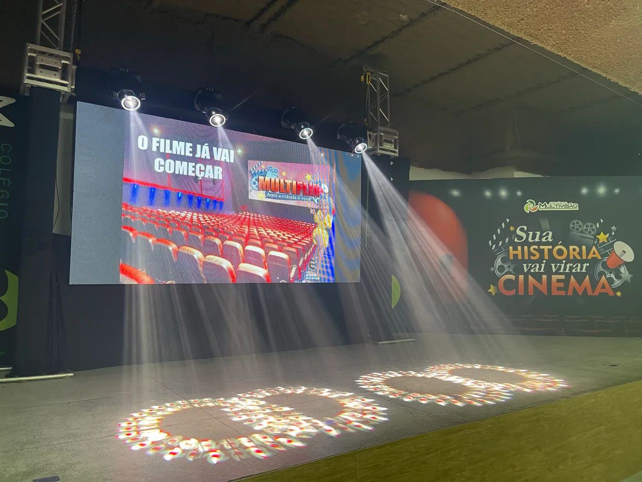 Painel de Led, som e iluminação digital. - Foto 4