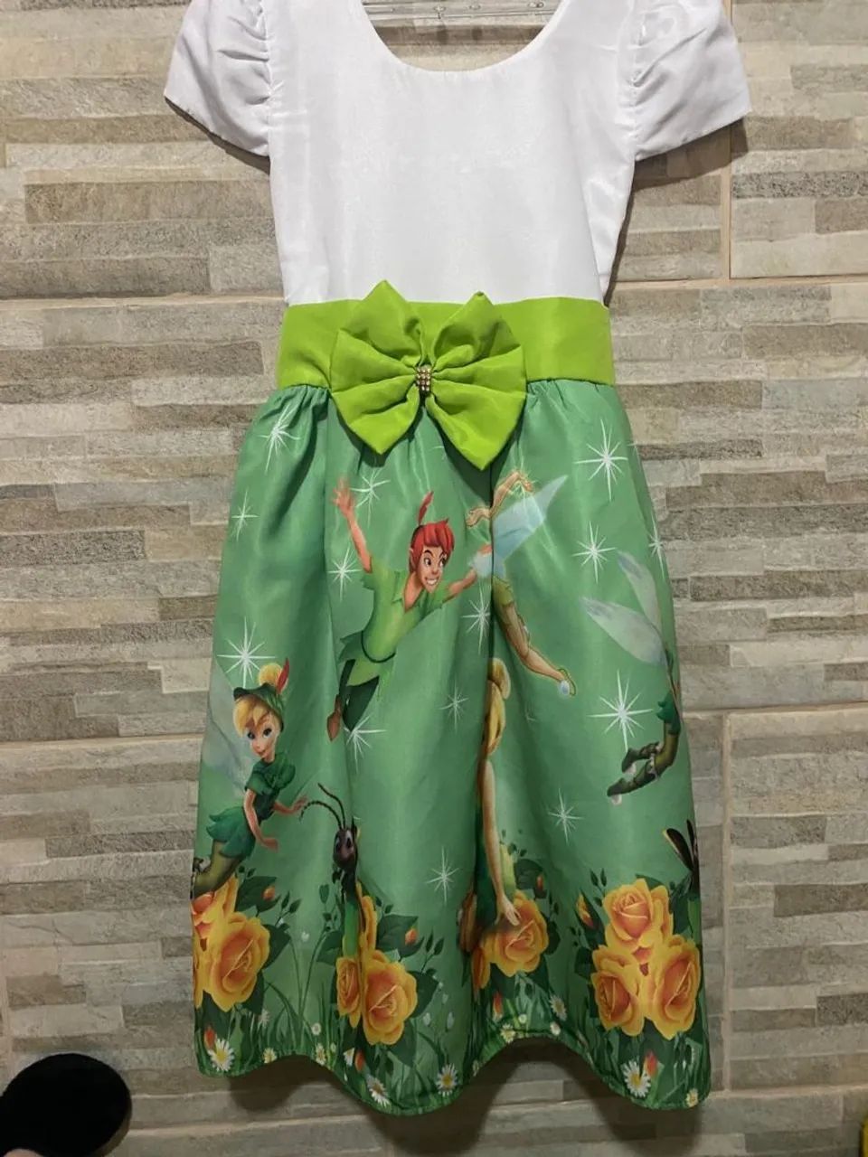 Vestido Infantil Peter Pan Temático - Foto 3