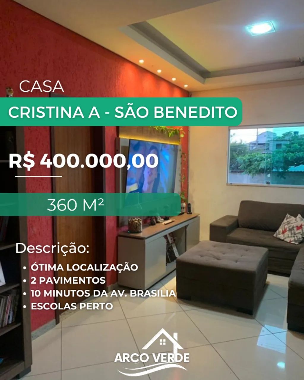 CASA A VENDA - CRISTINA A 