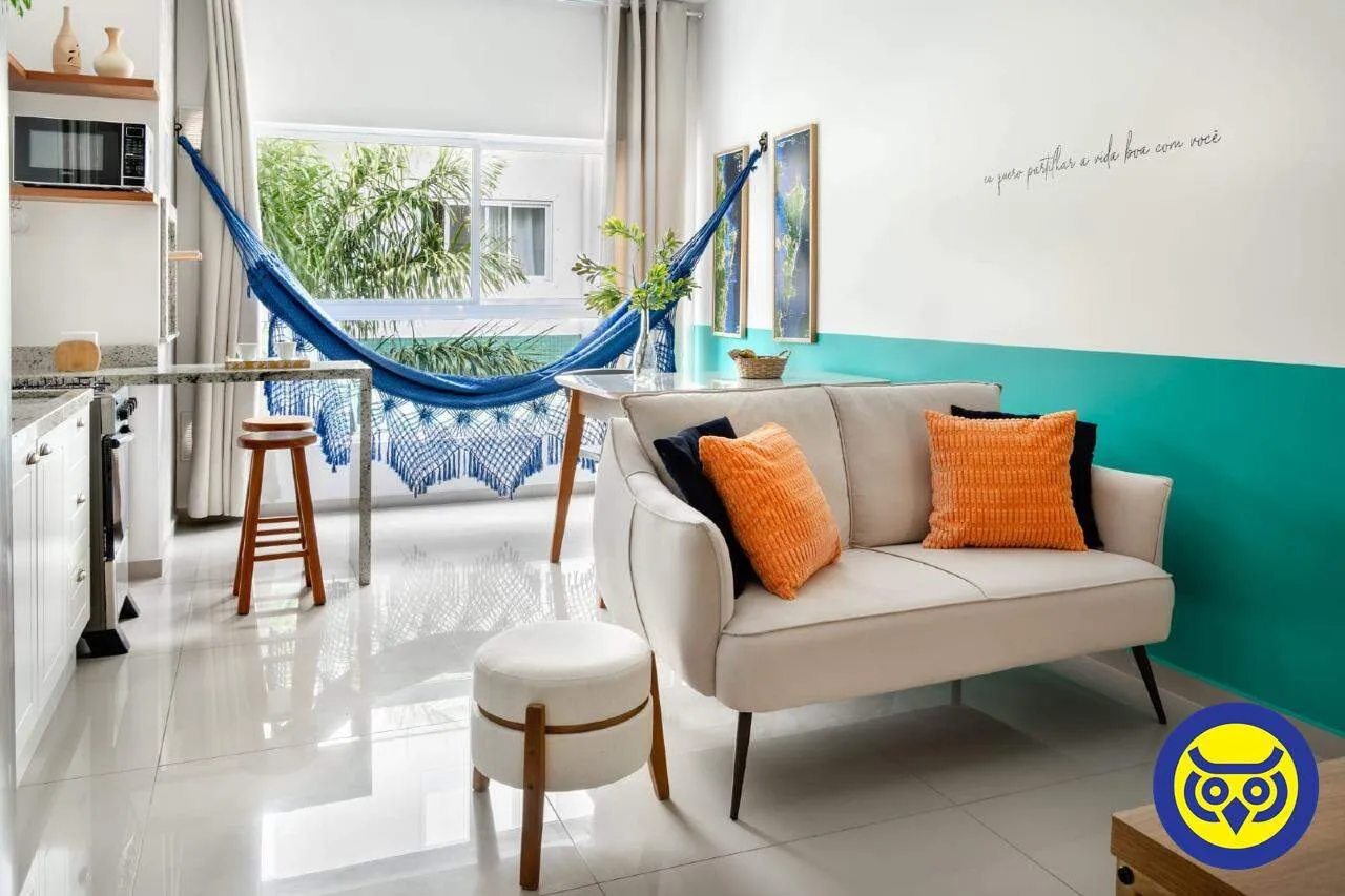 Studio Mobiliado no Ribeirão da Ilha