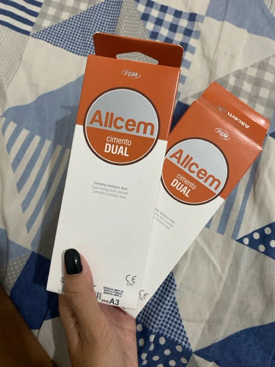 Cimento Resina Dual Allcem odontológico 