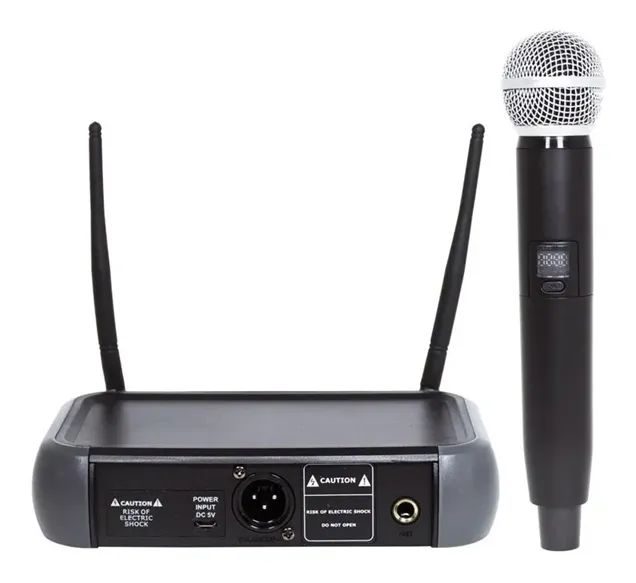 Microfone Lexsen Sem Fio UHF LM-58U PLL