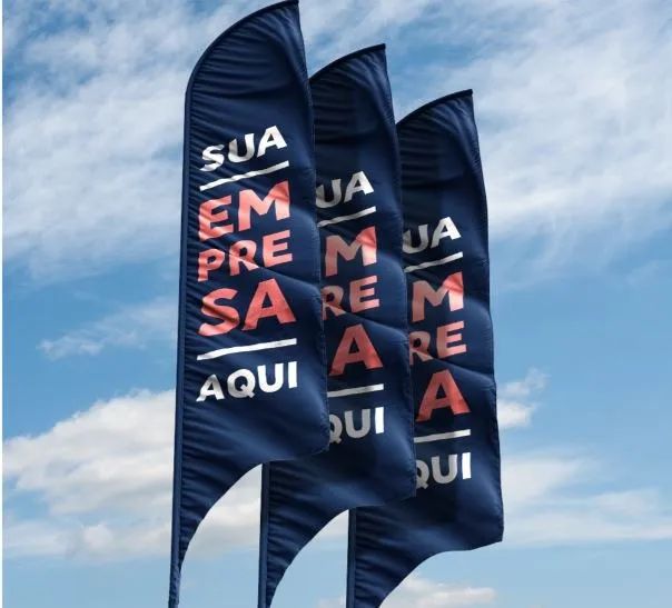 Kit Wind Banner Dupla Face  Completo - Foto 3