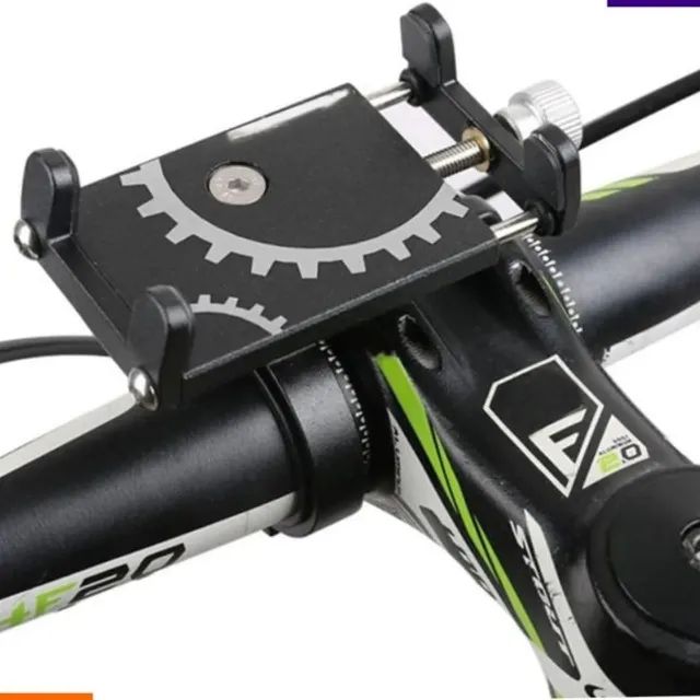 Suporte Celular Moto Bicicleta Ajuste Guidão Mobile Bracket - Foto 3