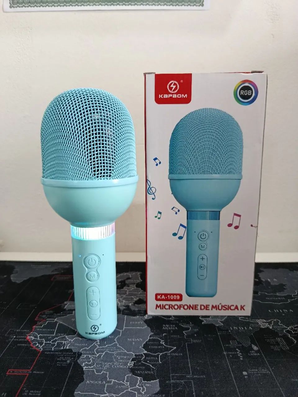 Microfone karaokê via bluetooth / MEGA PROMOÇÃO  - Foto 4