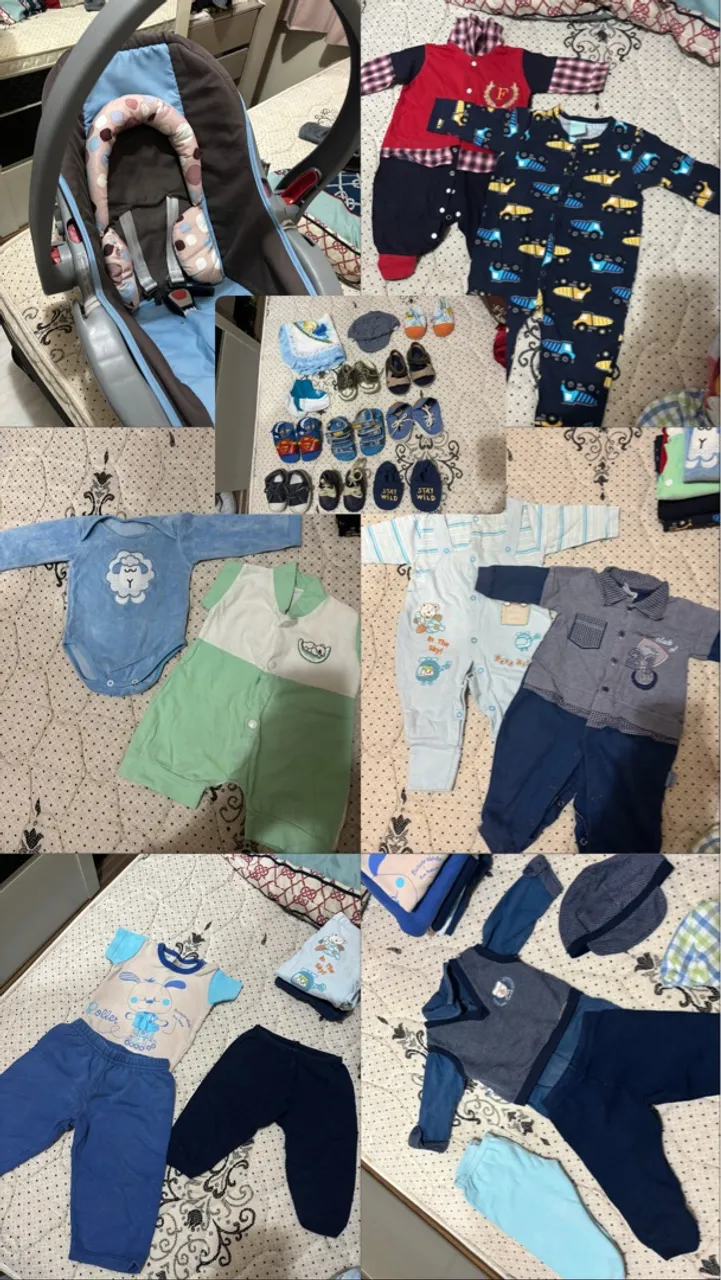 Lote de roupinhas de bebê - Diversos tamanhos
