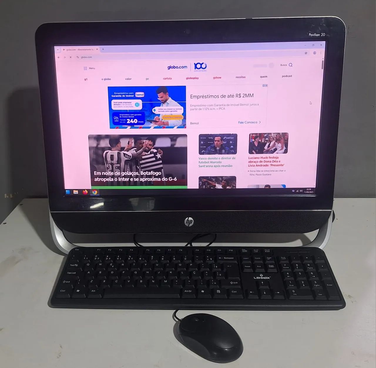 Computador HP Pavilion 20 All in One 8GB de memória ram  500GB de HD FUNCIONANDO PERFEITO! - Foto 5