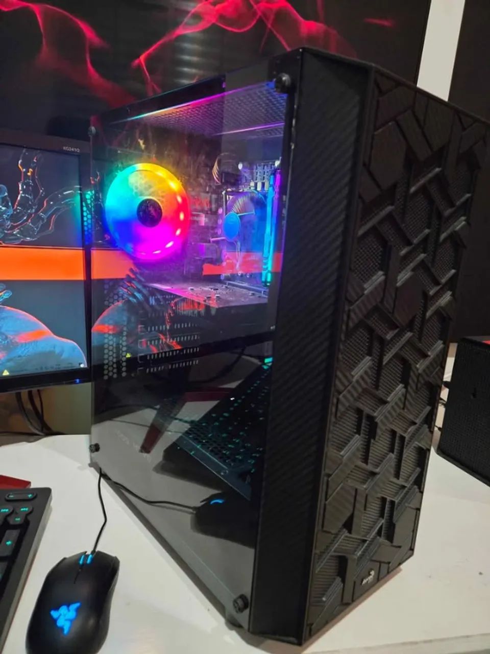 Pc gamer - i5 de 10th - GTX 1650 - Mouse Razer e Teclado Logitech GamePro - Foto 4
