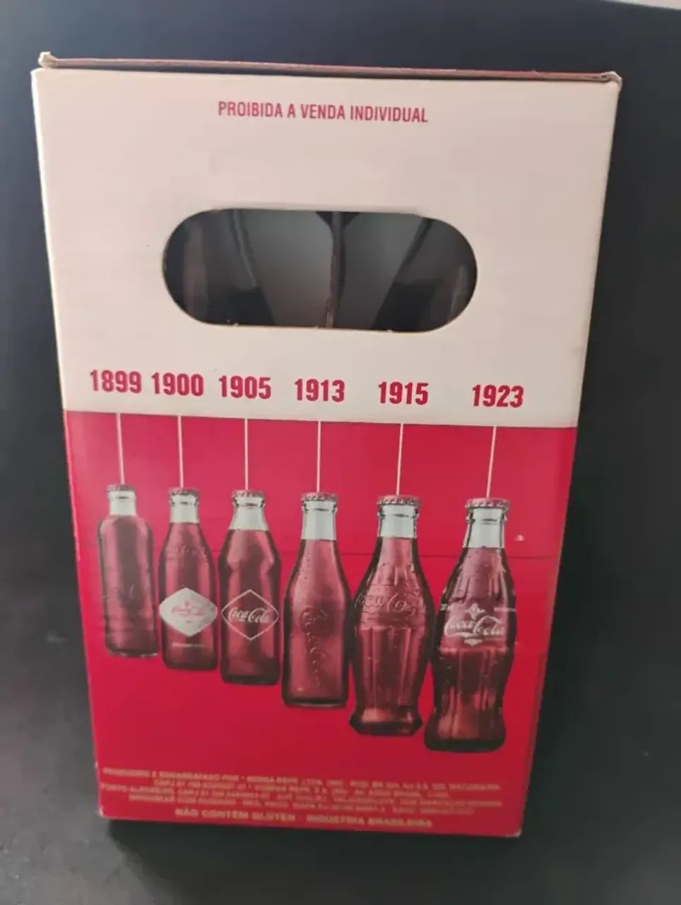 Kit Coca Cola Retro Historico Com 6 Garrafas Cheias- Lacrado - Foto 2