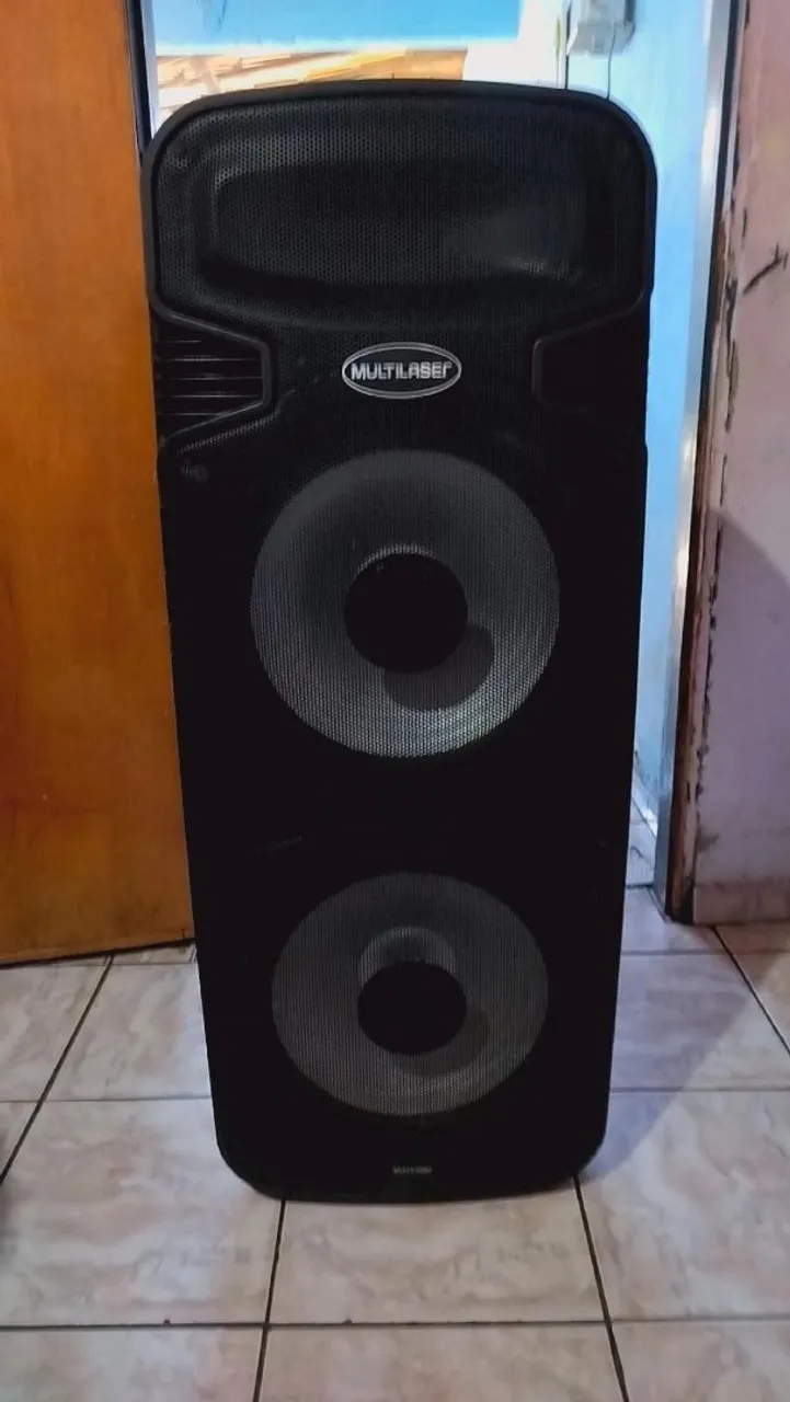 Caixa de Som Multilaser semi nova  *
