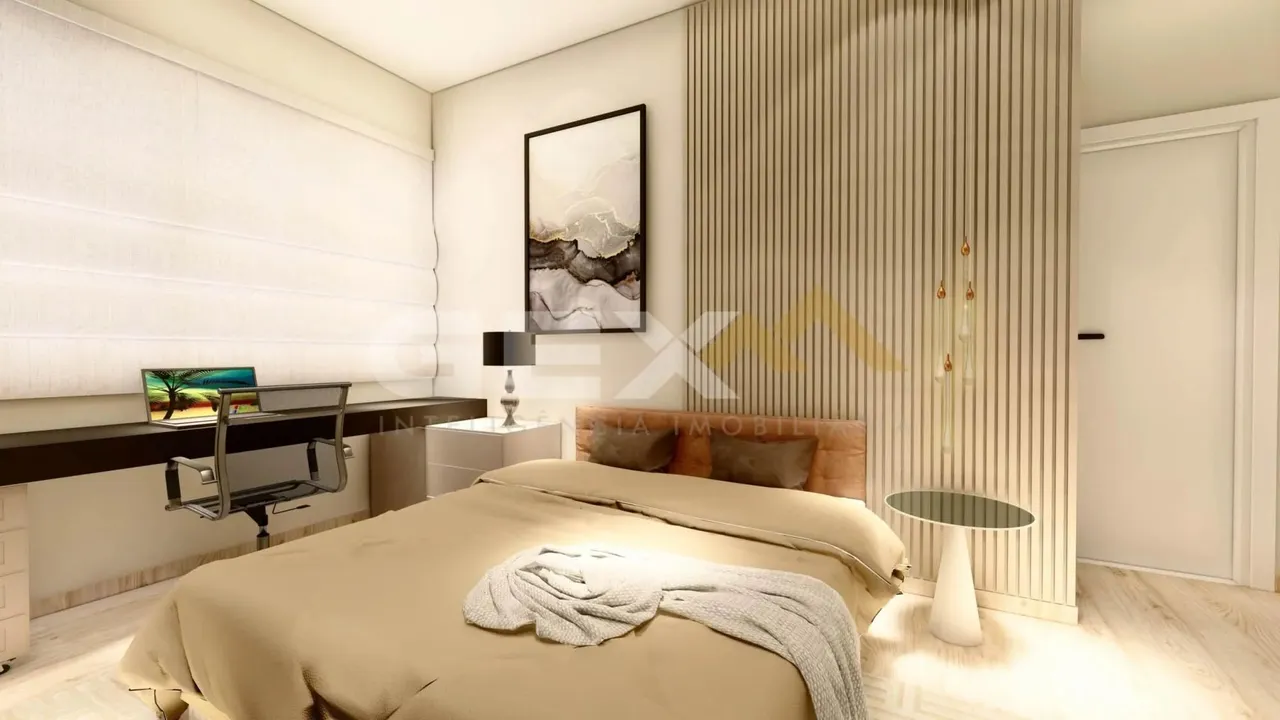 Apartamento em construção com 02 suítes e 02 vagas no centro