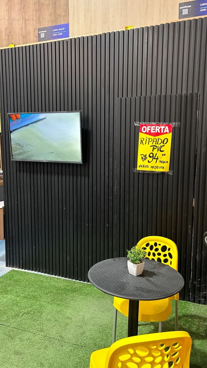Painel Ripado PVC Novaforma - Anti-chama | Várias Cores (Promoção) - Foto 2
