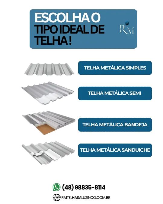 Telhas Metálicas Simples Semi Sanduiche - Foto 4