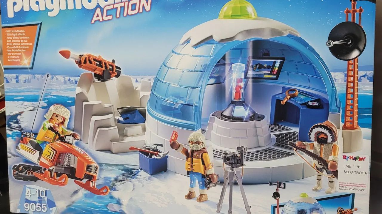 Playmobil Action 9055 Iglu com efeitos de luz