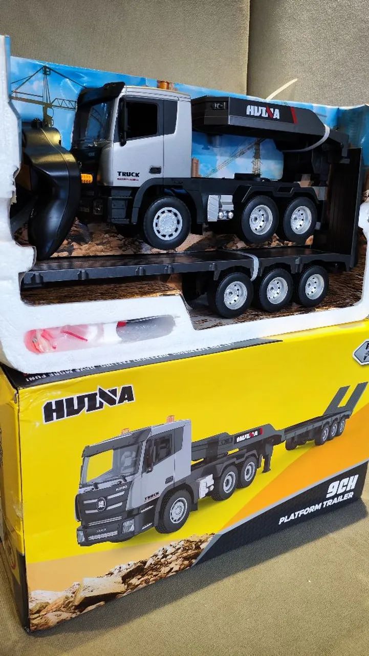 Caminhão 4x4 plataforma com controle remoto - Foto 5