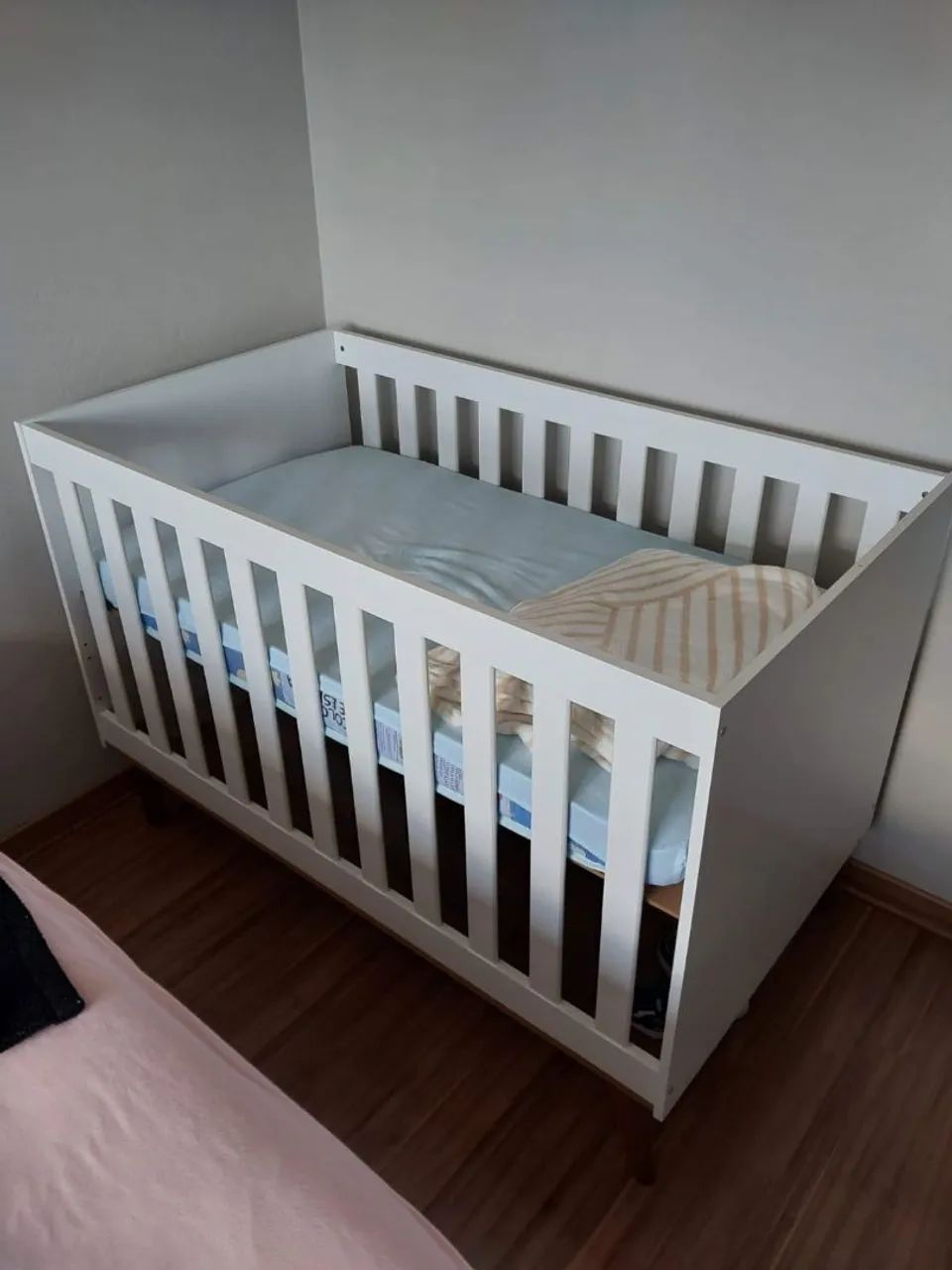 Berço Americano Ludmila Branco Bétula  - Foto 2