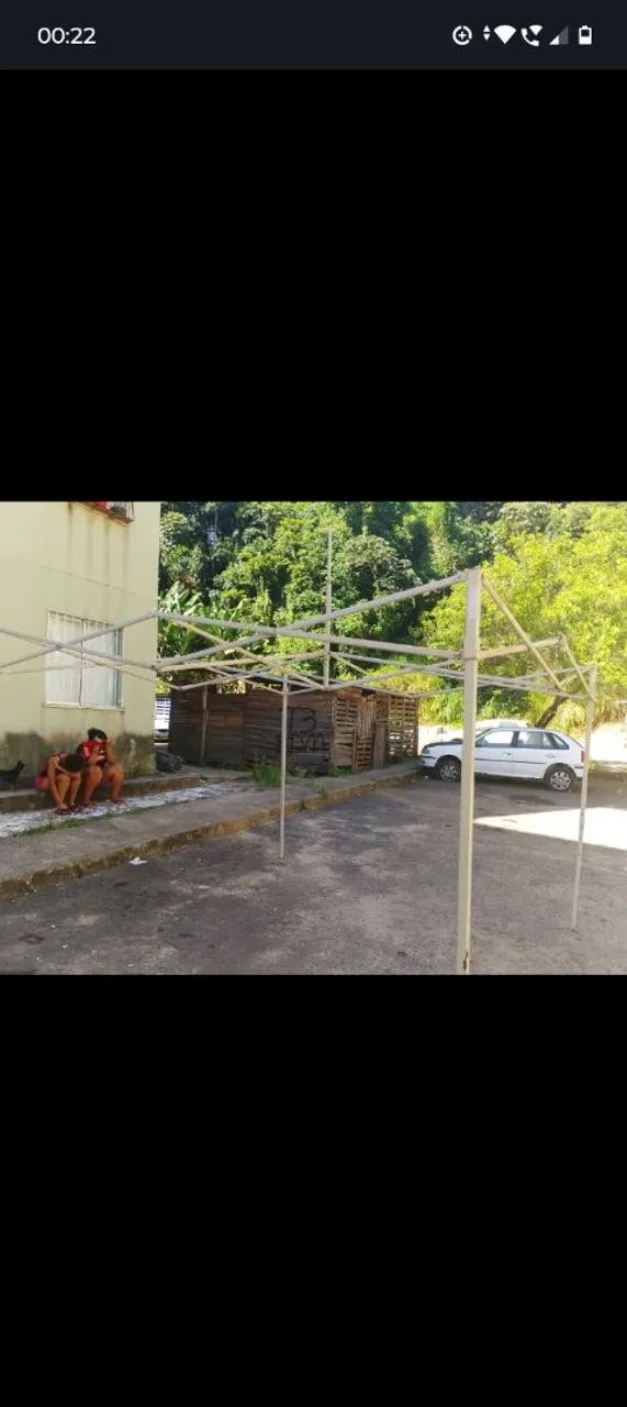 Estrutura para tenda de cobertura