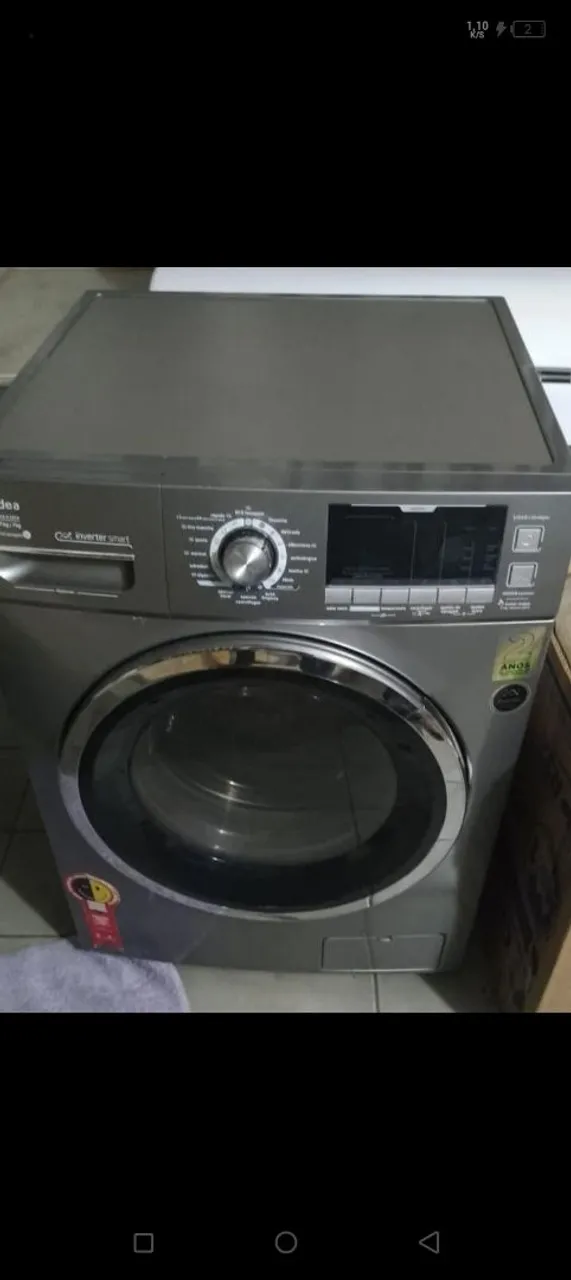 Lava e Seca Midea 12kg - Inox -  Econômica e eficiente!