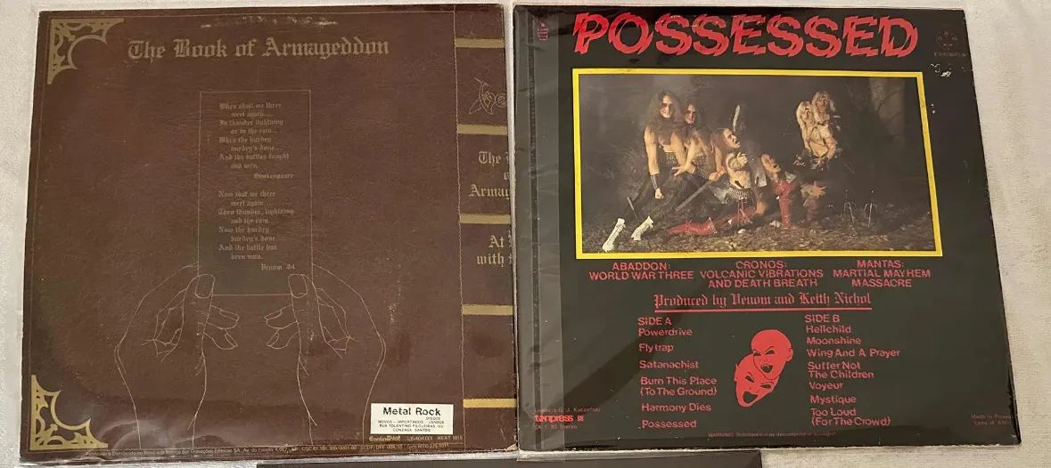Black metal death slayer cd sepultura vinil disco rock maiden sabbath Metallica  - Foto 6