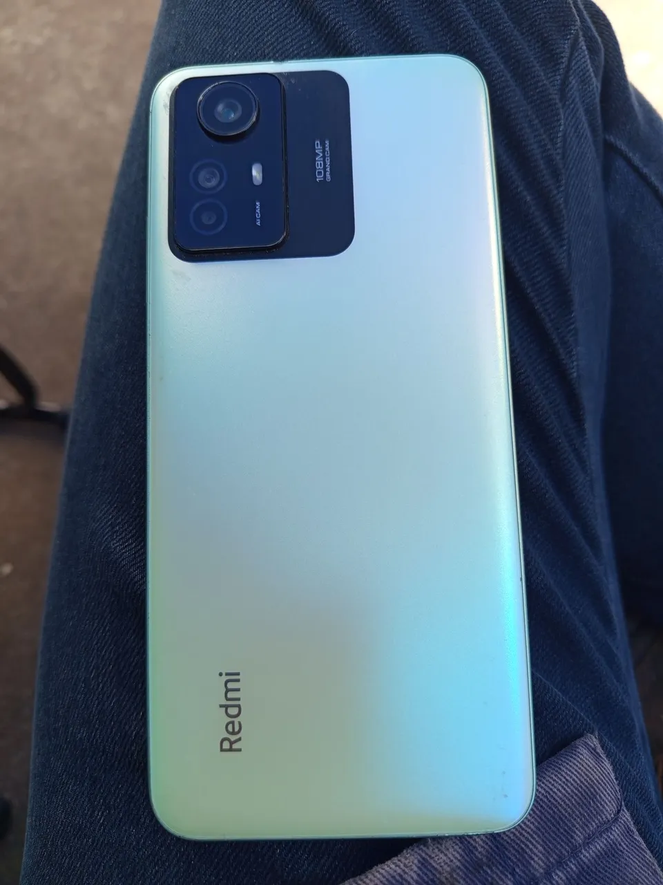 Redmi xiaomi 12s trincado canto superior direito