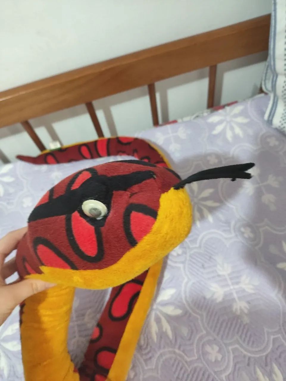 Pelúcia grande de cobra animal  - Foto 3