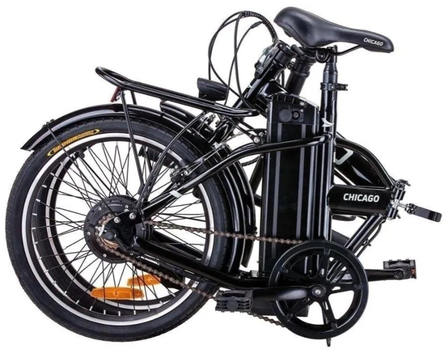 MULTILASER BICICLETA ELÉTRICA BIKE ARO 20 CHICAGO DOBRÁVEL 350W AUTONOMIA 90KM - Foto 4