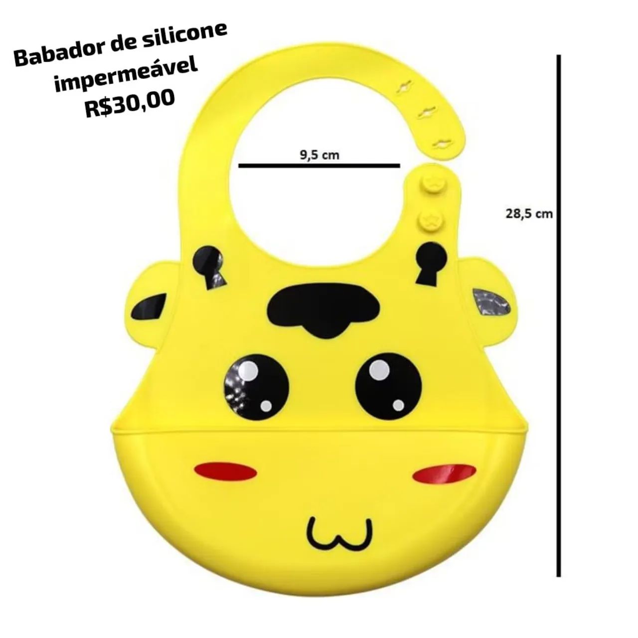 Babador de silicone impermeável  - Foto 5
