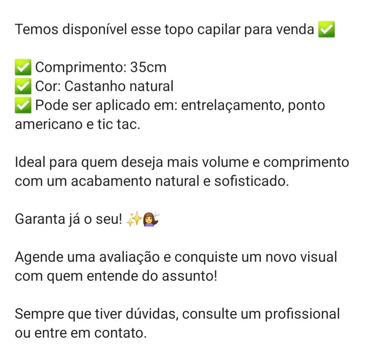 Topo de cabelo humano para disfarçar entradas - Foto 3