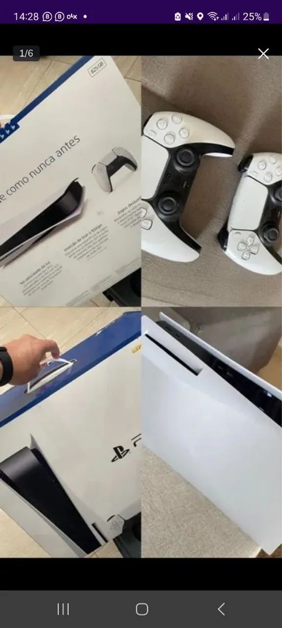 PlayStation 5 midia fisica 2 controles vários jogos