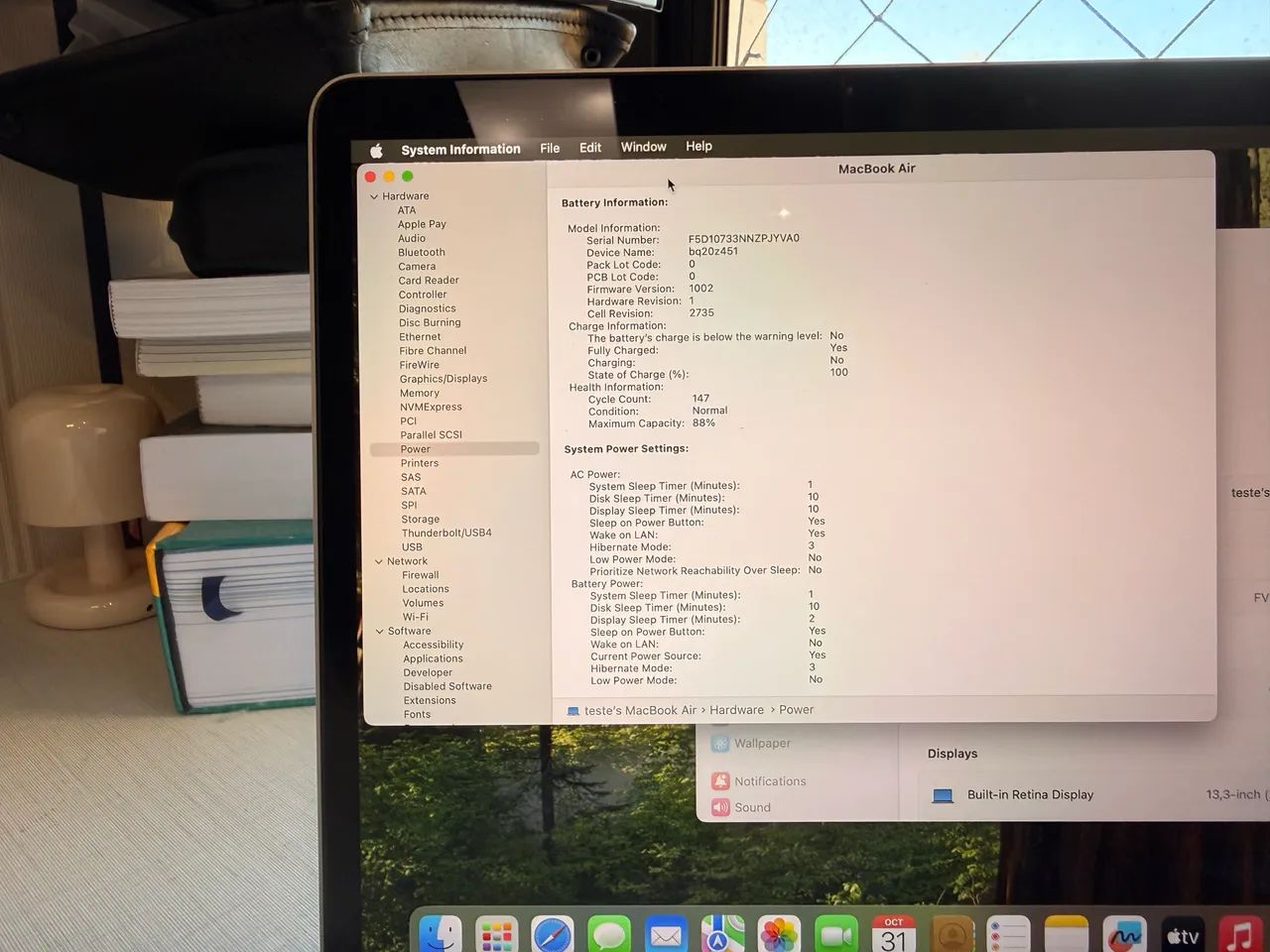 Macbook M1 SEMINOVO 8/256  - prata - Foto 5