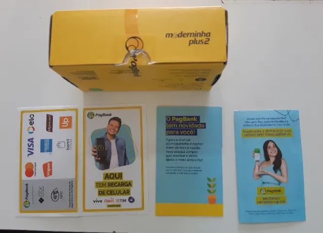Maquininha Pagbank Moderninha Plus 2 "Ler a Descrição". - Foto 2