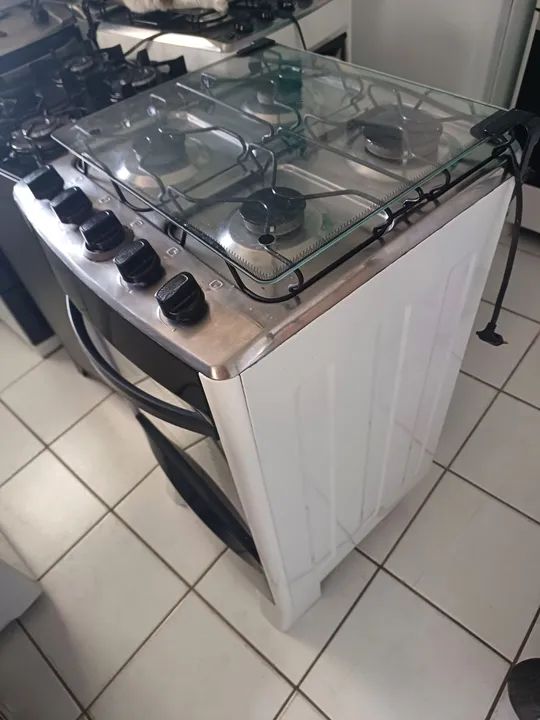 Fogão Continental 4 Bocas Branco - s.novo  - Foto 3