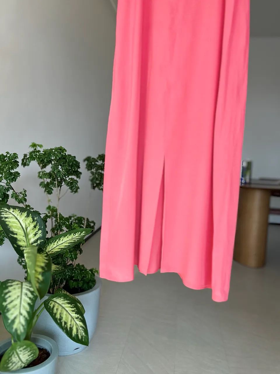 Vestido Longo M Rosa Elegante e Moderno - Foto 2