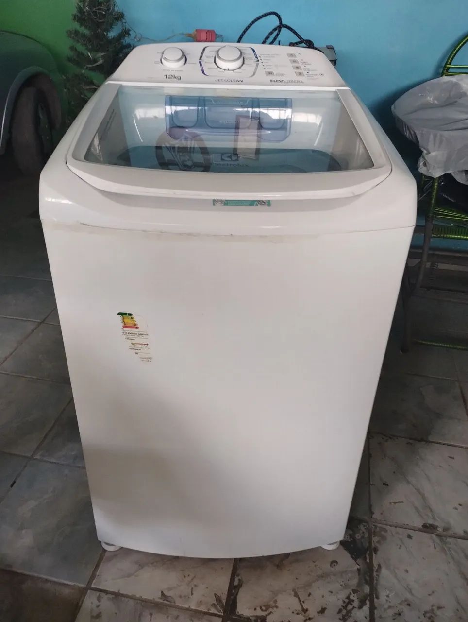 Máquina de lavar Eletrolux semi nova 500, * liga ou ZAP David  - Foto 4