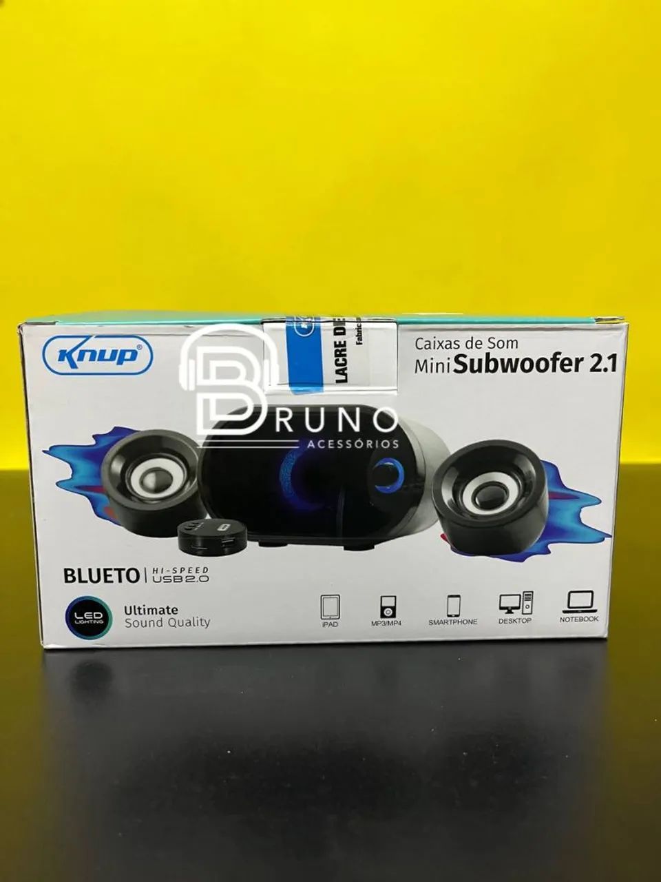 Caixa de Som 2.1 para Computador - Bruno Acessórios - Foto 2