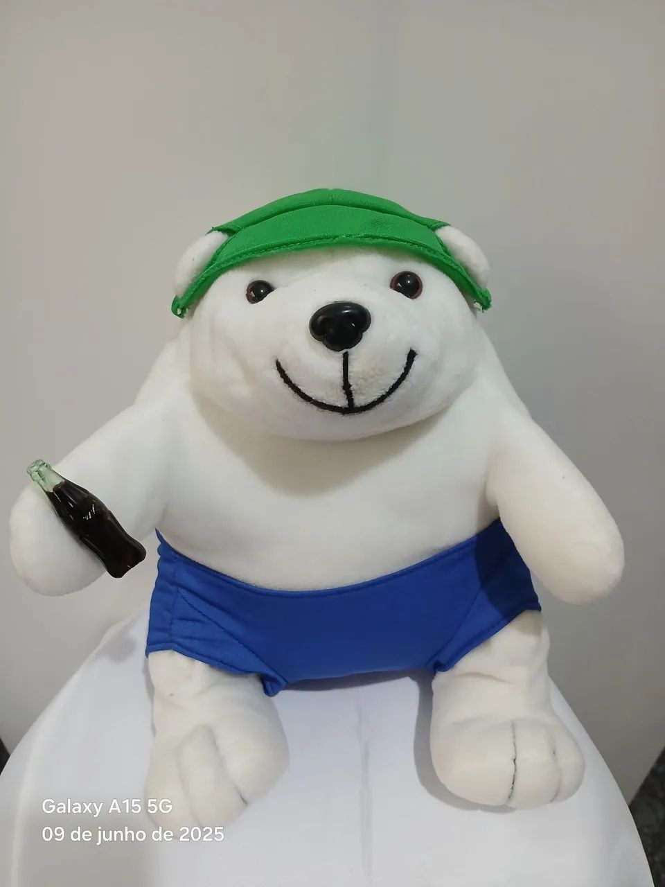 Urso Polar de Pelúcia da Coca Cola