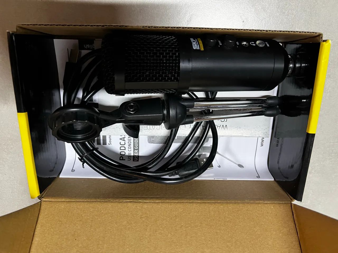 Microfone Condensador USB SKP - Foto 2