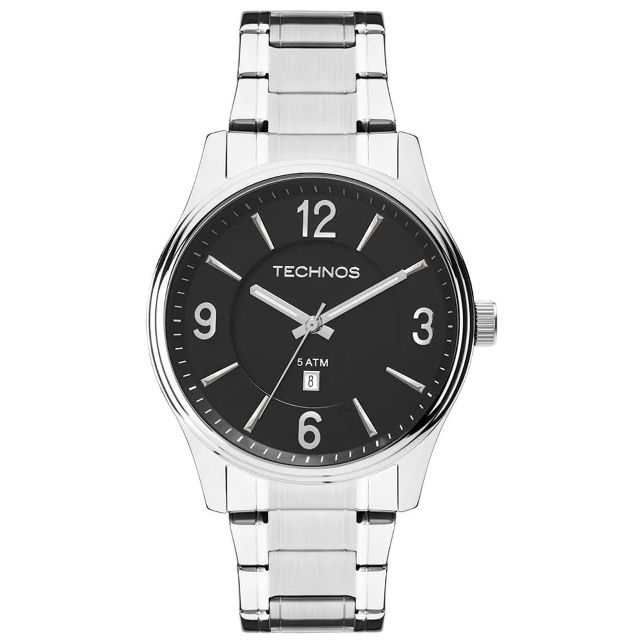 Relógio Technos Masculino Classic Steel Original 