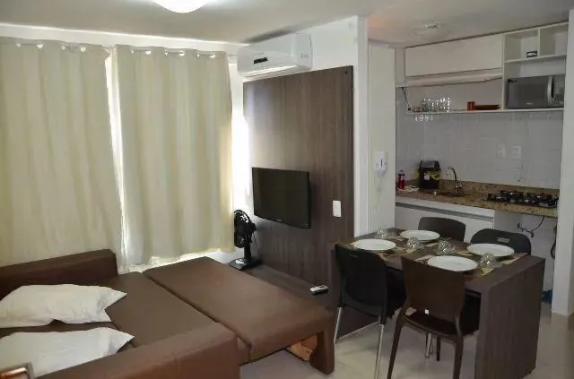 Alugo flat de um quarto na praia do cabo branco